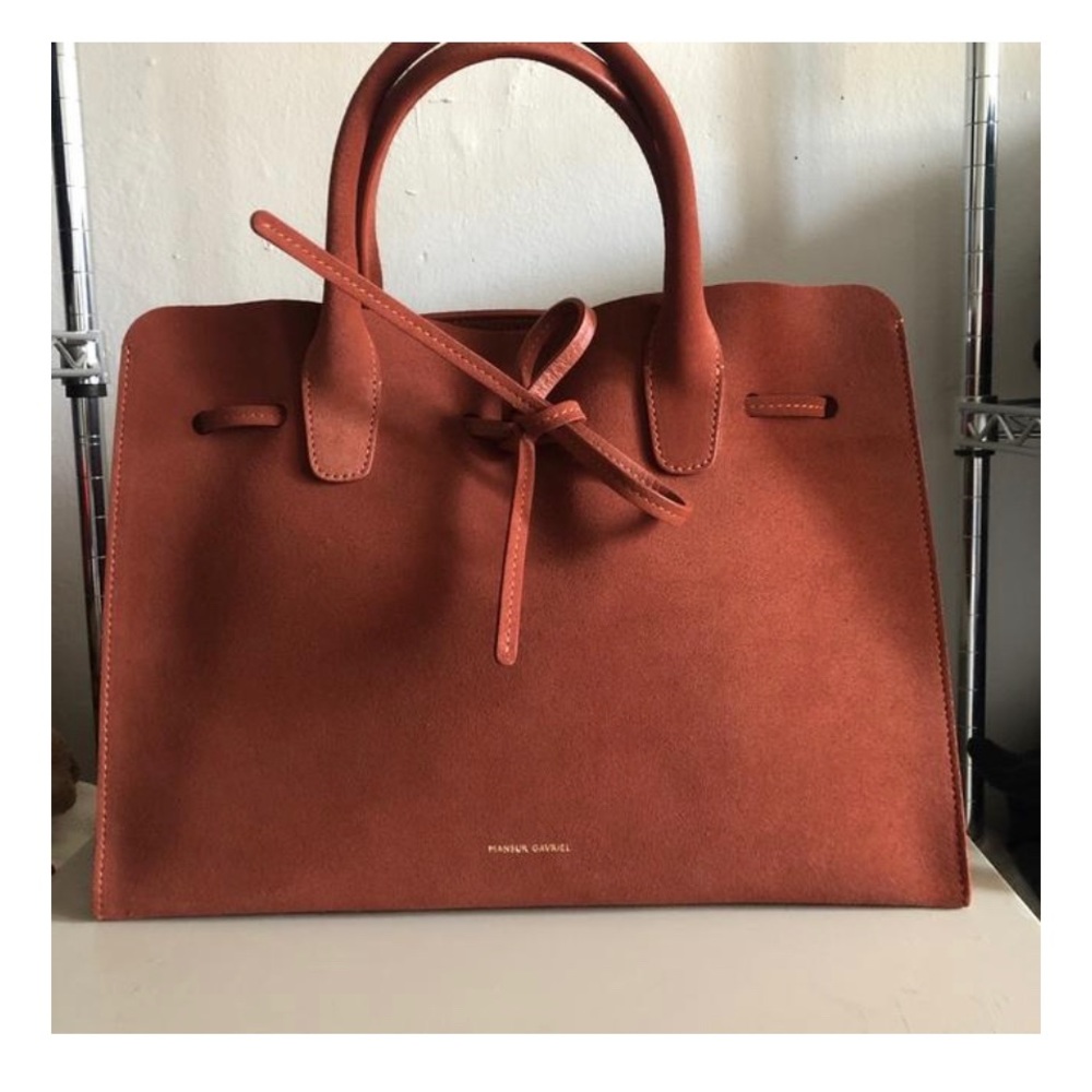 Stunning Suede & Leather Mansur Gavriel Tote